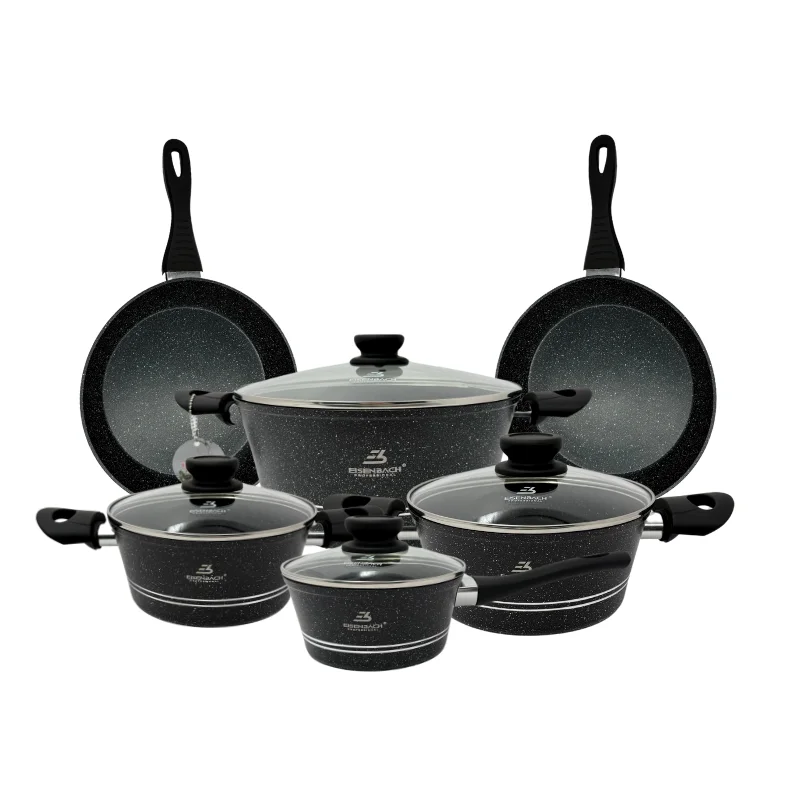 Rosenberg-RB-10M2B-Batterie-de-cuisine-10-pieces-avec-revetement-en-marbre-EB-10M2B