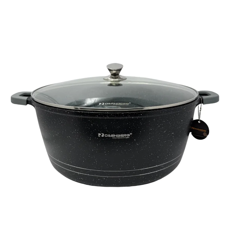 Rosenberg-RB-40M2-Marmite-a-revetement-en-marbre-avec-couvercle-en-verre-40cm-RB-40M2