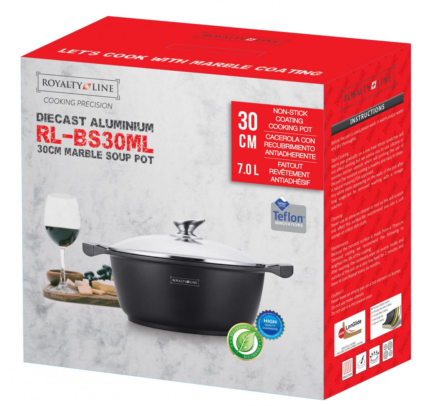 Royalty-Line-RL-BS30M-Marble-Coated-Cooking-Pot-Casserol