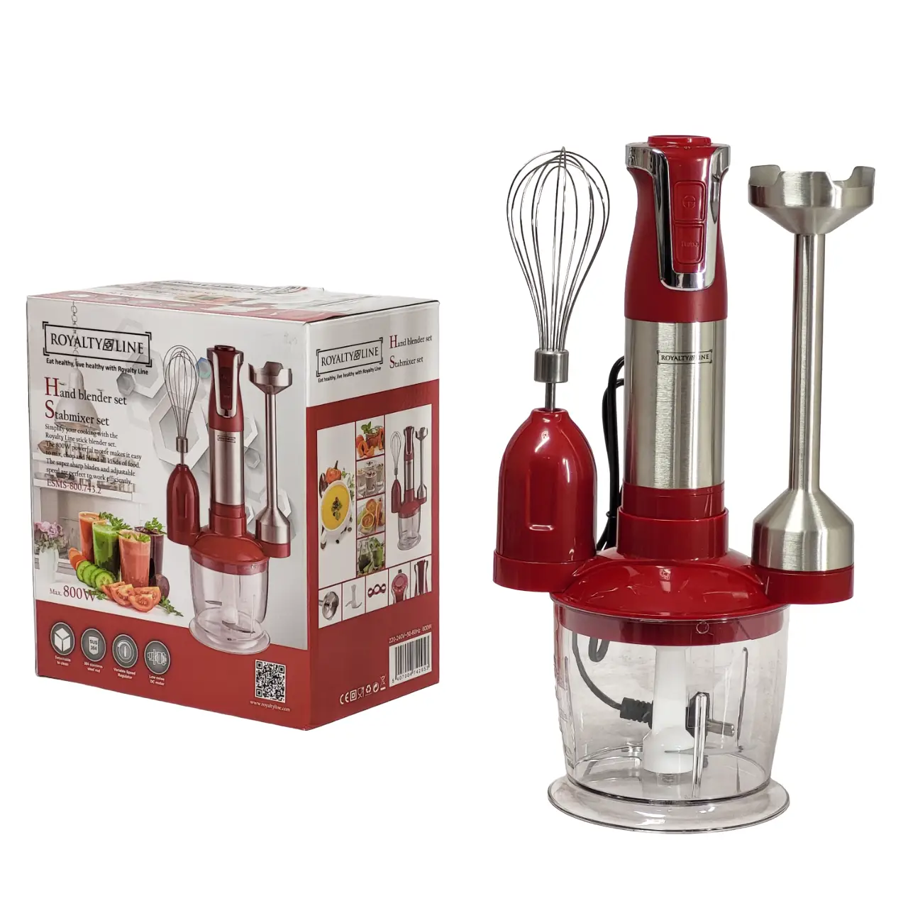 Royalty-Line-RL-ESMS800RED-2-Speed-3-in-1-Hand-Blender-Whisker-Chopper-800W-RL-ESMS800RED-3
