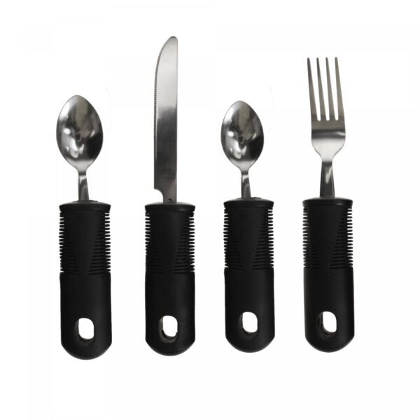 Wellys GI-041880: 4-Delige Comfort Grips Senior Bestekset