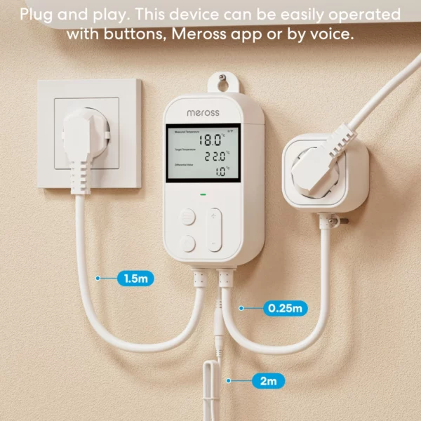 Slimme Wi-Fi Stopcontact Thermostaat HomeKit-versie