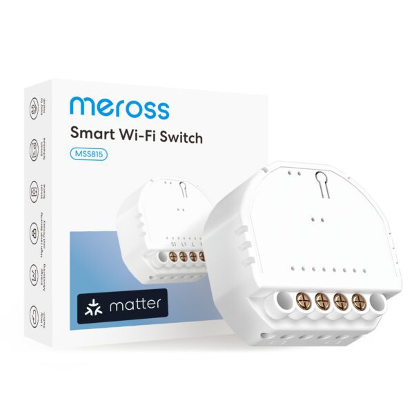 Slimme Wi-Fi In-Wall Schakelaar 1 Pack Matter-versie