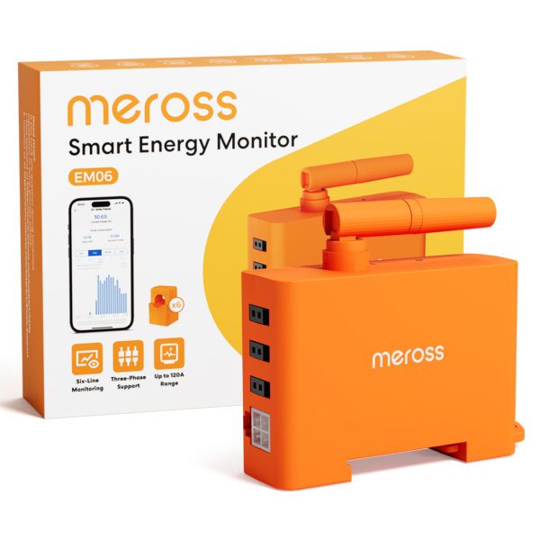 Slimme Energiemonitor Alleen te gebruiken met Meross-app