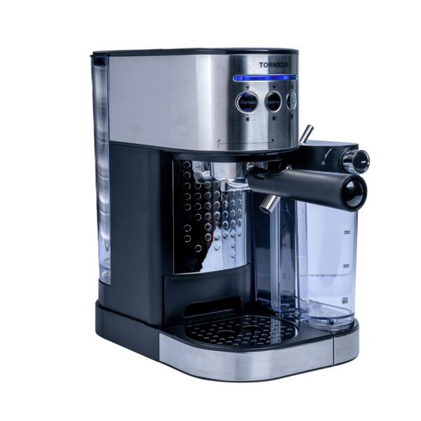 Tornado TCM-14125 – Compacte Koffiemachine met Portafilter & ESE Pod Compatibiliteit