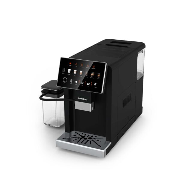 Tornado TCMA-1001-GS Volautomatische Koffiemachine – 20 Bar, Melkreservoir, Koffiemolen & Touchdisplay