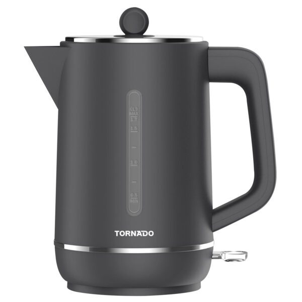Tornado TKE-01328-GS – 1.7L Retro Elektrische Waterkoker met Matte Afwerking