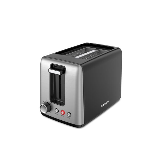 Tornado TTA-01118-GS – 2-Slice Broodrooster 750 W met Ontdooifunctie