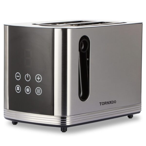 Tornado TTA751-GS – Digitale 2-Slice Broodrooster met Touch Control